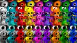 Mixed Rainbow Friends All Colors Vs Original Rainbow Friends | Friday Night Funkin Mod Roblox