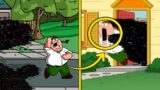 References In FNF VS Corrupted Family Guy Glitch | Darkness Takeover