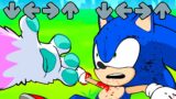 Sad Story Sonic EXE Friday Night Funkin' be like VS Sonic + Tails & Mario – FNF