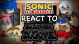 Sonic Characters React To FNF VS Darkness Takeover | Corrupted Family Guy Glitch // GCRV // PIBBY