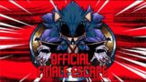 VS SONIC.EXE OFFICIAL FINAL ESCAPE FANMADE CHART!!! | Friday Night Funkin'