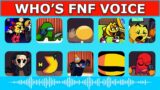 FNF – Guess Character by Their VOICE | Guess The Character | Among Us, Packer,….
