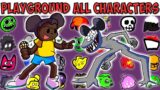 FNF Character Test | Gameplay VS My Playground | ALL Garten Of Banban x Amanda