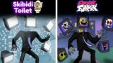 Friday Night Funkin' Vs Skibidi Toilet | Original vs Leak/Concept Art | Skibidi Invasion FNF Mod