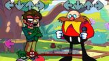 FNF Eddsworld vs Sonic Frontiers (Sonic Alive) Sings Bluey Can Can | Smile Song FNF Mods