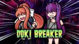 FNF Enemy Breaker but Monika and Yuri Sing It – Doki Doki Takeover x Regular Friday Night [+FLP]