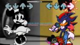 FNF Minnie Mouse vs Sonic Alive Sings Sliced Pibby | Annoying Orange FNF Mods