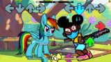 FNF My Little Pony vs Amanda The Adventurer & Wooly Sings Bluey Can Can | Smile Song FNF Mods