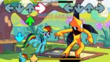 FNF My Little Pony vs Rainbow Friends 2D Sings Bluey Can Can | Smile Song FNF Mods
