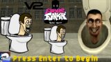 FNF SKIBIDI TOILET WITH A REMIX SKIBIDI MEME #skibiditoilet #skibidi