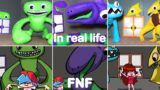 FNF vs In real life (PATCHED WILLY, Jumbo Josh, Cyan, Yellow) Concepts