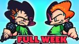 FRIDAY NIGHT FUNKIN' Recreation mod PICO vs EVIL Boyfriend FULL WEEK! [EXTENDED]