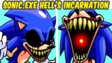 Friday Night Funkin VS Sonic.EXE Hell's incarnation | Original Sonic.exe Restyle (FNF MOD/Alternate)