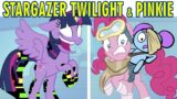 Friday Night Funkin VS Stargazer But Twilight and Pinkie and Pibby Cover it (FNF MOD HARD)