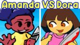 Friday Night Funkin' Amanda The Adventurer VS Dora The Explorer FNF Mod Unlikely Rivals