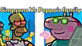 Friday Night Funkin' Family Rivals | The Simpsons VS Peppa's family (FNF/Mod/Homer Cover)