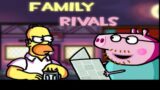 Friday Night Funkin' – Homer Vs Daddy Pig (FAMILY RIVALS) FNF MODS