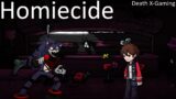 Friday Night Funkin' – Homiecide But It's Red X Vs MC (Protag) My Cover FNF MODS