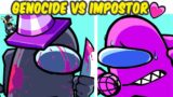 Friday Night Funkin' VS Tabi VS Impostor V4 | Genocide but grey And pink sing it (FNF MOD/COVER)