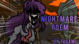 Nightmare poem – ( Black sun ) Friday night Funkin ( DDLC EDITION )