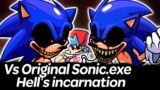 Vs Original Sonic.exe Remake – hell's incarnation | Friday Night Funkin'