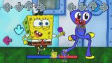 Epic battle FNF (Friday Night Funkin) SpongeBob and Huggy Wuggy (Poppy Playtime)