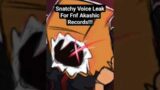 A Threat!!!(Snatchy Voice Leak: Fnf Akashic Records) #anime #voice #fridaynightfunkin #youtubeshorts
