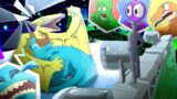 All Rainbow Friends (Ep. 21) x Poppy Playtime vs CYAN & YELLOW Arc | Huggy Wuggy x FNF Animation