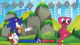 Epic battle FNF (Friday Night Funkin) Sonic and Kissy Missy (Poppy Playtime)