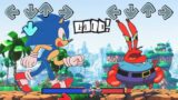 Epic battle FNF (Friday Night Funkin) Sonic and MR KRABS