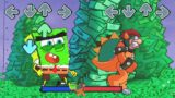 Epic battle FNF (Friday Night Funkin) SpongeBob and Browser (Mario)