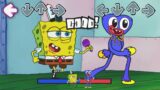Epic battle FNF (Friday Night Funkin) SpongeBob and Huggy Wuggy (Poppy Playtime)