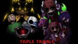 [FNF] (Duet) – Triple Trouble – but the indies and the dokis sings it