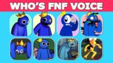FNF – Guess Character by Their VOICE  | Rainbow Blue, Green, Pink,…