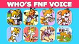 FNF – Guess Character by Their VOICE  | Tails EXE, Spinning My Tails, Tails Caught Sonic,…