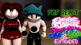 FNF React To Funky Night | Random Wees: Dave & Bambi Extended | FNF Mod | Animatronic BF and GF |