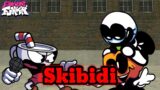Fnf Skibidi But It's Cuphead And Skid And Pump Sings It (FNF COVERS)