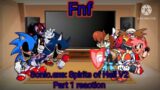 Fnf react to Sonic.exe: Spirits of Hell V2 part 1 mod! ( Gacha club)