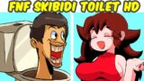 Friday Night Funkin' VS Skibidi Toilet HD Official | Skibidi Toilet Erect Remix (FNF MOD/Alternate)