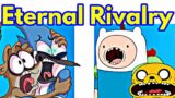 Friday Night Funkin' Vs Eternal Rivalry | Adventure Time – Regular Show (FNF/Mod/Finn Vs Mordecai)