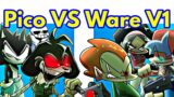 Friday Night Funkin' Vs Pico VS Ware V1 | Pico (FNF/Mod/Gameplay/Cutscene  + Cover)