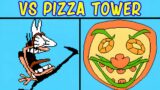 Friday Night Funkin' Vs Pizza Tower ALL Bosses | FNF Mod