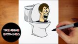 How To Draw FNF Skibidi Toilet