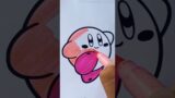 Kirby easy drawing for kids #fnf #trending #viral #satisfying #art #bts #fun #shorts
