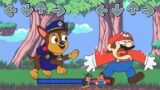 Paw Patrol vs. Mario: The Ultimate FNF Battle of Rhythm!