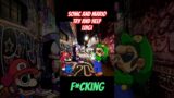 Sonic And Mario CONFRONT Luigi In Friday Night Funkin #mario #sonic #luigi #fnf