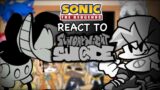 Sonic Characters React To FNF VS MICKEY Mouse // Sunday Night // Fanmade Demo // GCRV