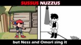 Sussus Nuzzus, but Ness and Omori sing it | Vs Impostor, EarthBound fnf