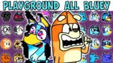 FNF Character Test | Gameplay VS My Playground | ALL Bluey Test