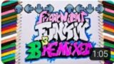 Drawing Friday Night Funkin B3 Remixed Logo